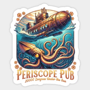 The Periscope Pub Aboard the Treasure Cruise Ship Sticker